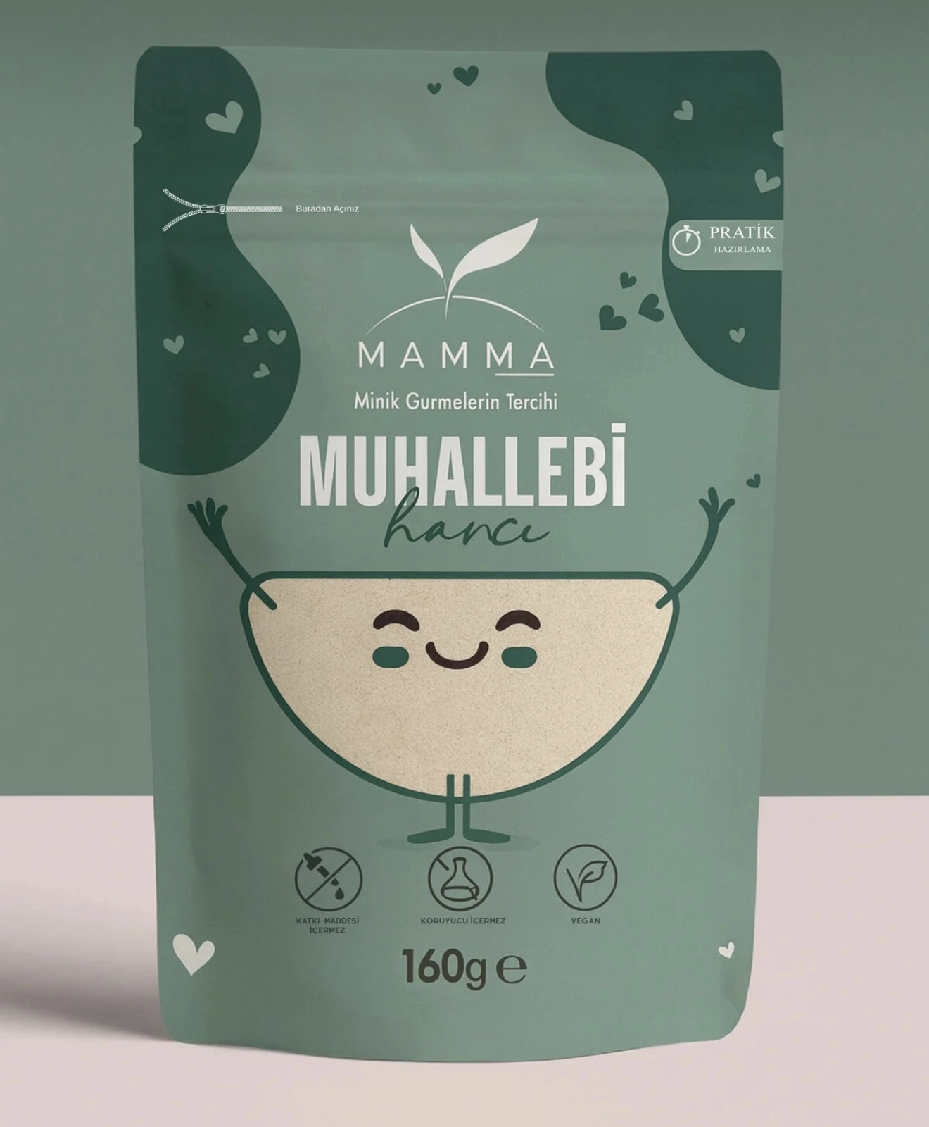 Menekşe Unlu Hurmalı Muhallebi Harcı (+6Ay)