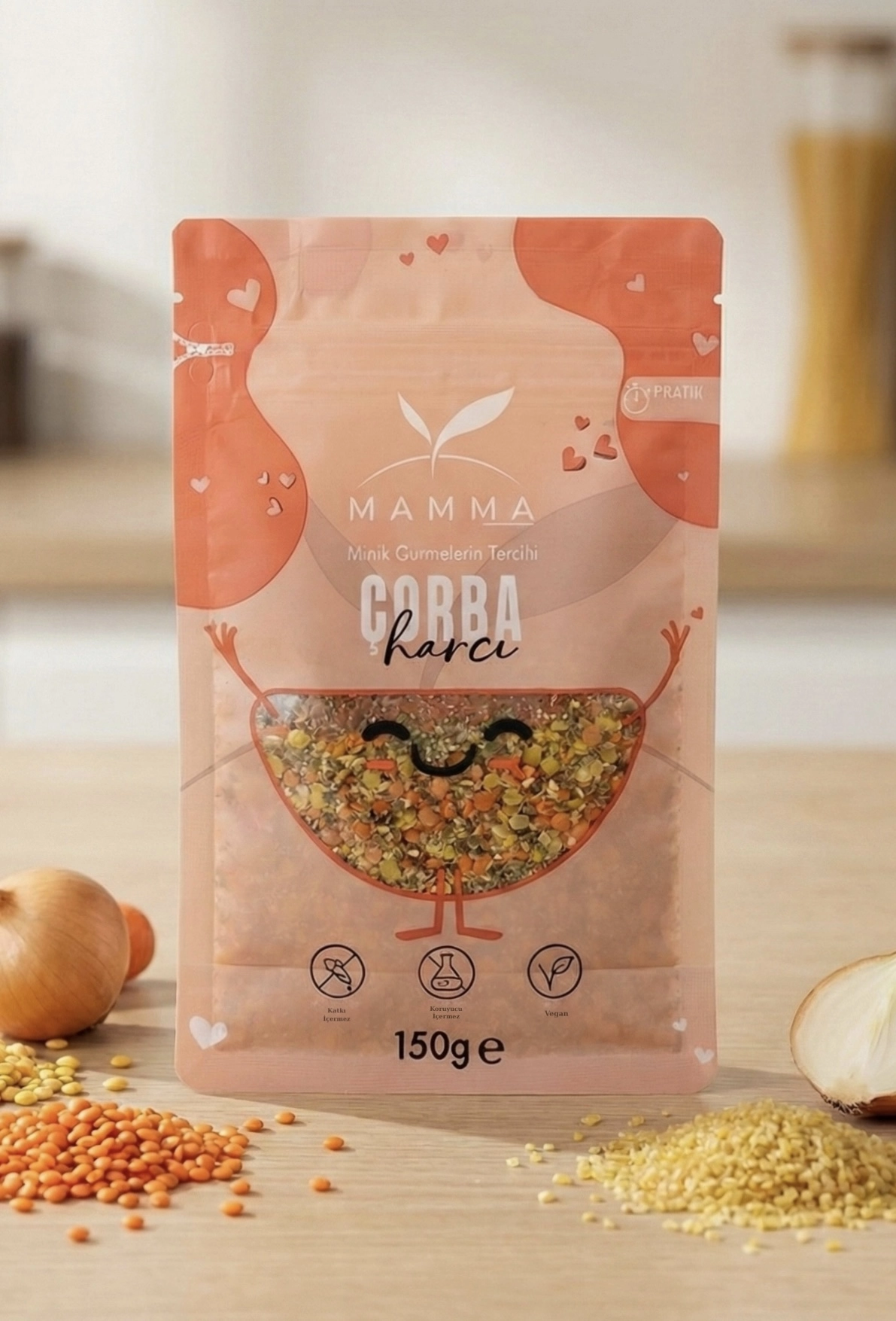 Siyez Bulgurlu Ezogelin Çorbası (+7Ay)