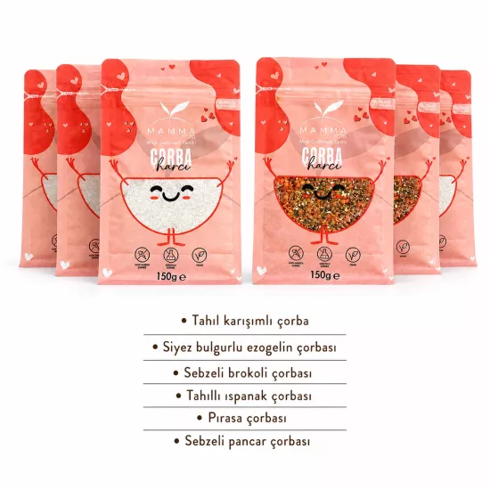 Mamma 6 lı Çorba Paketi (6x150gr) 