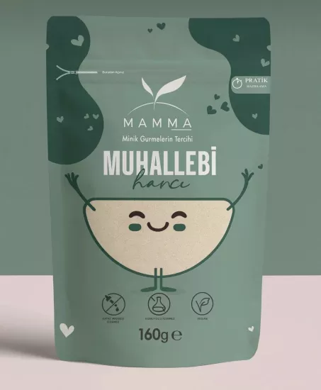 Menekşe Unlu Hurmalı Muhallebi Harcı (+6Ay)