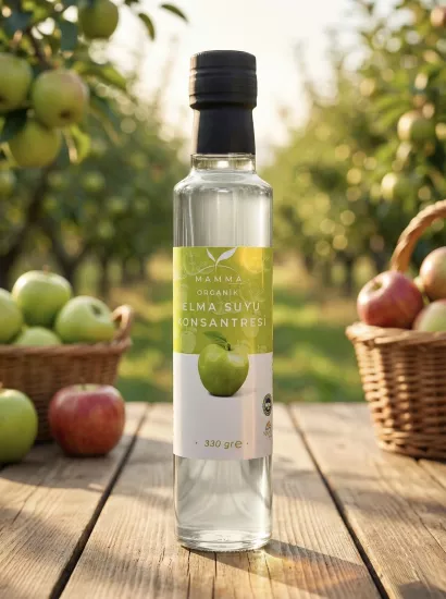Organik Elma Suyu Konsantresi